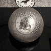 2023 3 oz Silver Moon Spherical Coin Barbados .999 Fine