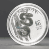 2025 1 oz Platinum Lunar Snake BU - Australian Perth Mint