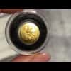 2022 Half Gram Alexander the Great Gold Coin Cook Islands .9999 Fine