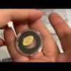 1/2 gram Gold American Football Coin Palau .9999 Fine