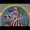1 oz Silver American Eagle $1 Colorized Coin (Random Year)