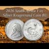 2026 South Africa 1 oz Silver Krugerrand Coin BU