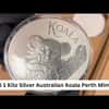 2026 1 Kilo Silver Australian Koala Perth Mint BU