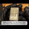 2026 Canada 1 oz CN Tower 50th Ann Silver Rectangular Coin Bar