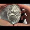 2024 5 oz Silver Dragon Egg 3D Shaped Coin Djibouti  .999 Fine