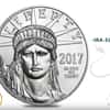 2017 1 oz Platinum American Eagle $100 Coin BU