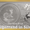 2017 South Africa 3 oz Silver 50th Anniv of the Krugerrand Coin & Bar Set (w/Box & COA)