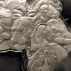 2022 Chad 5 oz Silver Big Five Africa Shaped High Relief Coin