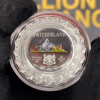 2022 Chad 6 gram Silver World Landmarks Switzerland Bottle Cap Proof Coin