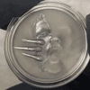 2022 Cook Islands 1 oz Silver Untrapped Coin Antiqued