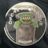 2022 1 oz Colorized Silver Oscar The Grouch Coin