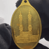 1/2 oz Gold PAMP Suisse Mecca Oval Pendant