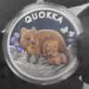2022 1 oz Proof Colorized Silver Australian Quokka