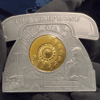 2022 3 oz Silver Alexander Graham Bell Telephone Shaped Coin