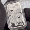 2022 1 oz Proof Silver Australian Dragon Coin Bar Perth Mint