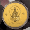 1 oz Diwali Gilded Silver Medal Perth Mint