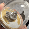 2022 5 oz Santa with Dancing Elves Holiday Gifts 3D Silver Coin