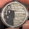2022 1 oz Tuvalu James Bond Legacy Series Proof Colorized Silver Coin