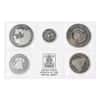 1975 Nicaragua Uncirculated/Proof Silver 5-Coin Set (w/Box & COA)