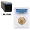 Box of 20 - 2026 (P) President Donald J. Trump $1 Coin PCGS MS 66 FS (Blue)