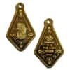 5 Gram PAMP Suisse Floral Design Fortuna Gold Pendant .9999 Fine (Scruffy)
