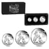 2023 3.5 oz Proof Silver Lunar Year of The Rabbit 3-Coin Set Australian Perth Mint (w/Box & COA)