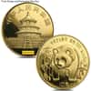 Chinese 1.9 oz Gold Panda 5-Coin Proof Set (Random Year, w/Box & COA)
