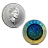 2003 1.9 oz Hologram Canadian Silver Maple Leaf 5-Coin Set (w/Box & COA)