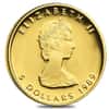 1989 1.85 oz Proof Gold Canadian Maple Leaf 4-Coin Set 
