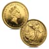 1987 Gold Britannia 2-Coin Proof Set .35 oz (w/Box & COA)