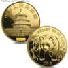 Chinese 1.9 oz Gold Panda 5-Coin Proof Set (Random Year, w/Box & COA)
