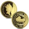 1986 1.85 oz Australian Nugget Proof Gold 4-Coin Set (w/Box & COA)