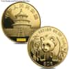 Chinese 1.9 oz Gold Panda 5-Coin Proof Set (Random Year, w/Box & COA)