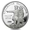 1/2 oz Johnson Matthey Lewis & Clark Palladium Round .9995 Fine