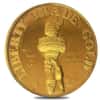 1/2 oz Johnson Matthey MTB Liberty Trade Gold Round .9999 Fine