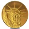 1/2 oz Johnson Matthey MTB Liberty Trade Gold Round .9999 Fine