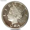 1/2 oz NORFED Liberty Dollar Silver Round .999 Fine (Random Year)
