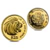 1990 Singapore Gold/Silver Year of the Horse Lion Collector's Edition Proof Set (w/Box & COA)