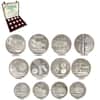 Mexico 1986 World Cup Proof Silver 12-Coin Set .925 Fine (w/Box & COA)