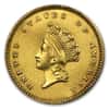 $1 Indian Head Gold Coin Type 2 (Cleaned)