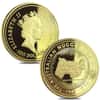 1986 1.85 oz Australian Nugget Proof Gold 4-Coin Set (w/Box & COA)