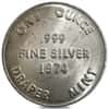 1 oz Draper Mint Swiss of America Vintage Silver Round .999 Fine (Random Design)