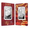 1 oz PAMP Suisse Good Luck Phoenix Silver Bar .9999 Fine (in Assay)