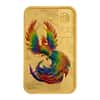 10 Gram PAMP Suisse Good Luck Phoenix Colorized Gold Bar .9999 Fine (in Assay)