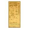 10 Wyoming Goldback 1/100 oz 24K Gold Foil Aurum Note