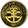 Colombia 1971 Pan American Games 4 piece Gold Set RARE 1.3686 oz Fine Gold