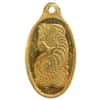10 Gram Gold PAMP Suisse Lady Fortuna Oval Pendant .9999 Fine (Scruffy)
