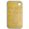 Leopard Skin - 10 gram PAMP Suisse Gold Ingot Pendant