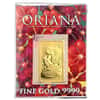 10 Gram Perth Mint Oriana Design Gold Bar .9999 Fine (in Assay)
