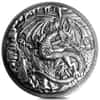 10 oz Dragon vs Vikings Ultra High Relief Fantasy Silver Round .999 Fine (w/Box)